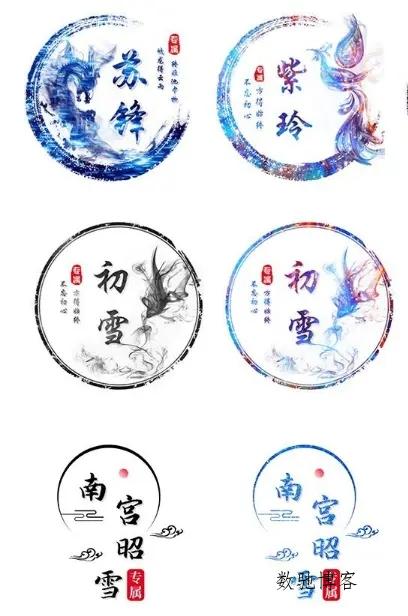 古风姓氏头像制作小程序源码-数驰博客