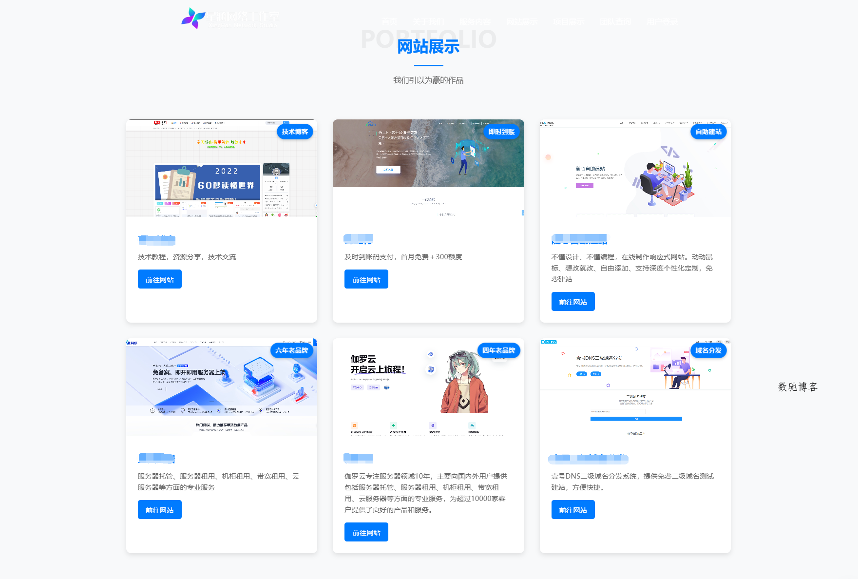 XingHan-Team团队官网系统源码 全开源-数驰博客