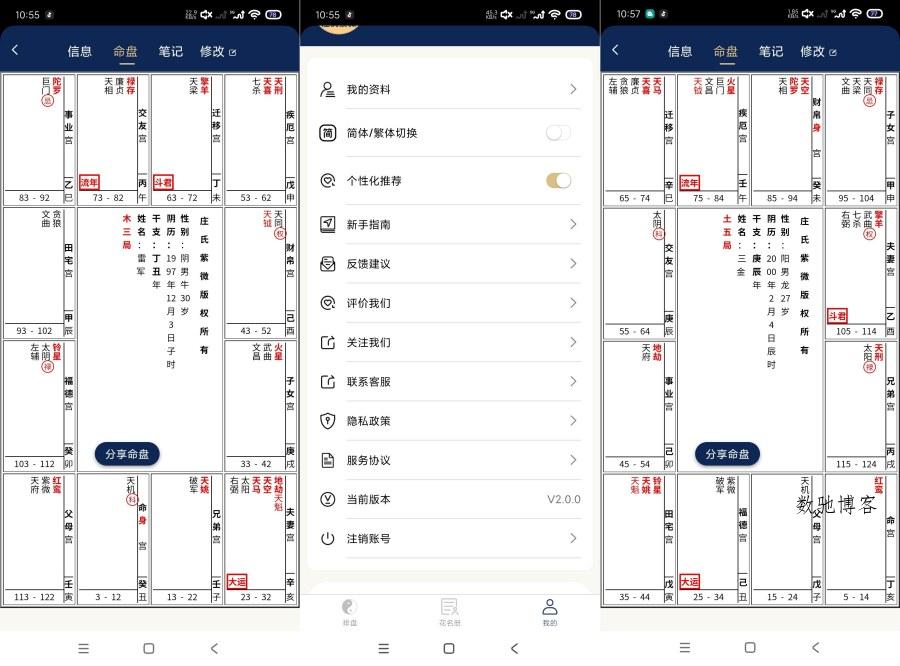庄氏紫薇2.1.3推测紫薇斗数~自己算命~测凶吉-数驰博客