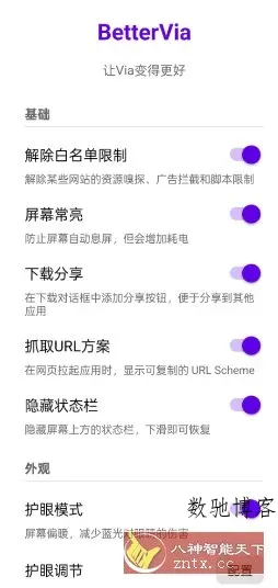 Via浏览器v7.2.0.b6.c506e438内置模块-数驰博客