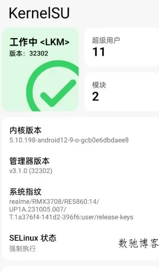 KernelSU 安卓内核级Root管理器v3.2.4-32-数驰博客