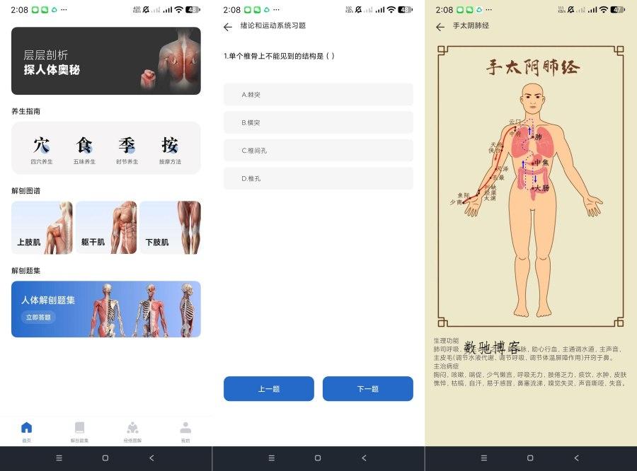 人体解刨图集1.0.2解刨大全｜内置高清图片介绍-数驰博客