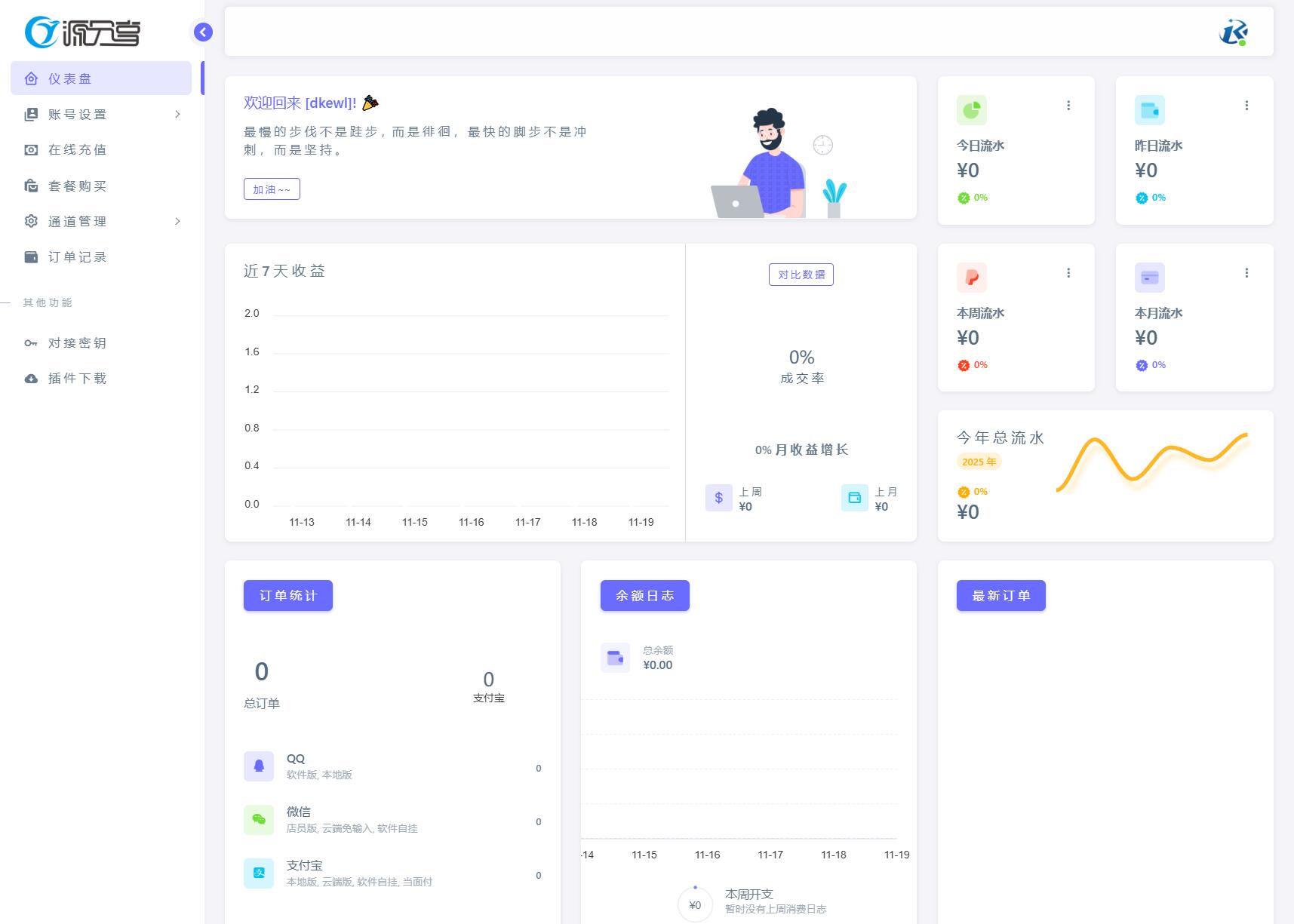 源支付V7开源支付系统 v1.8.9 完整源码：个人收款码收款、API对接、三网挂机监控一键集成-数驰博客