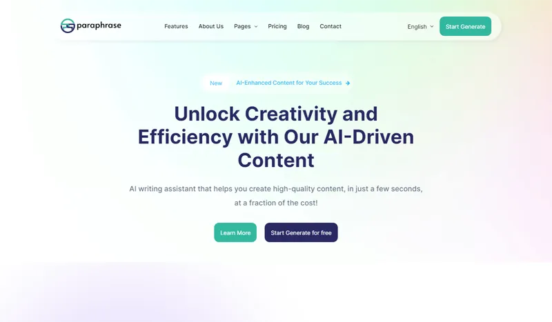Bootstrap响应式AI写作助手官网源码-数驰博客