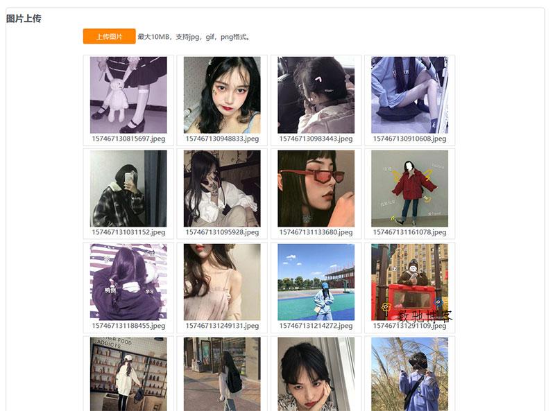 京东图床外链瀑布php源码-数驰博客