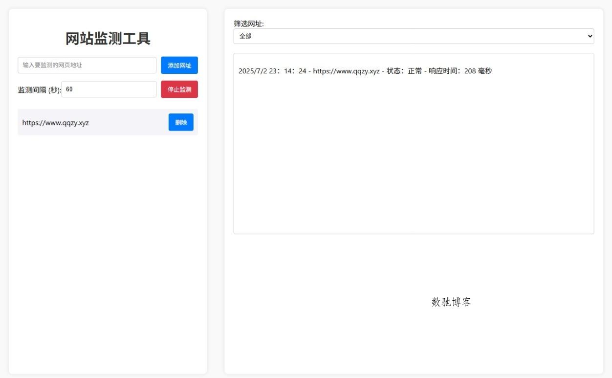 网站状态检测工具源码:实时监控多站点可用性 SEO优化指南-数驰博客