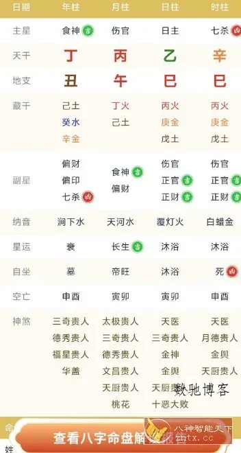 周易八字排盘测算1.1.4高级版-数驰博客