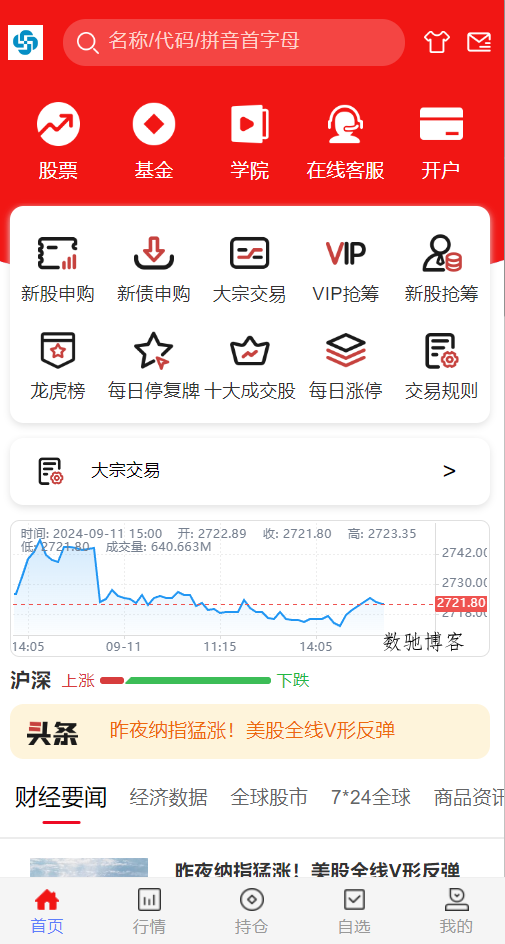 2024股票系统源码-数驰博客
