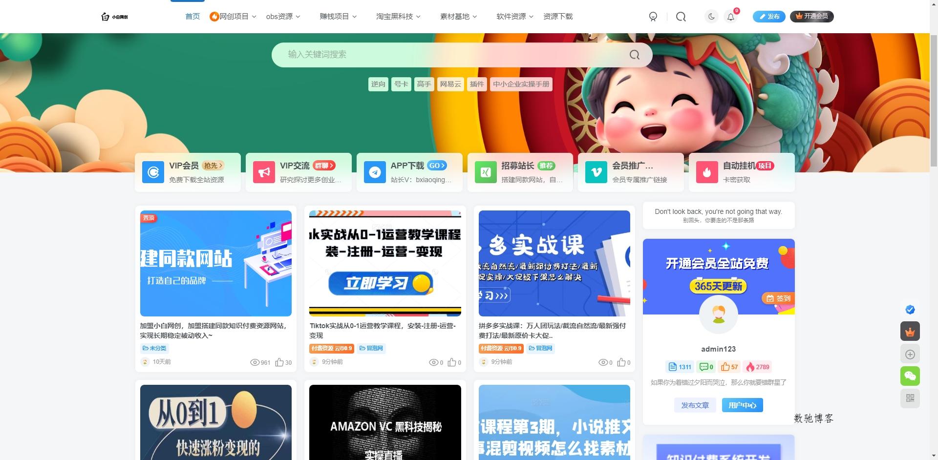 wordpress网赚教程自动采集并发布-数驰博客