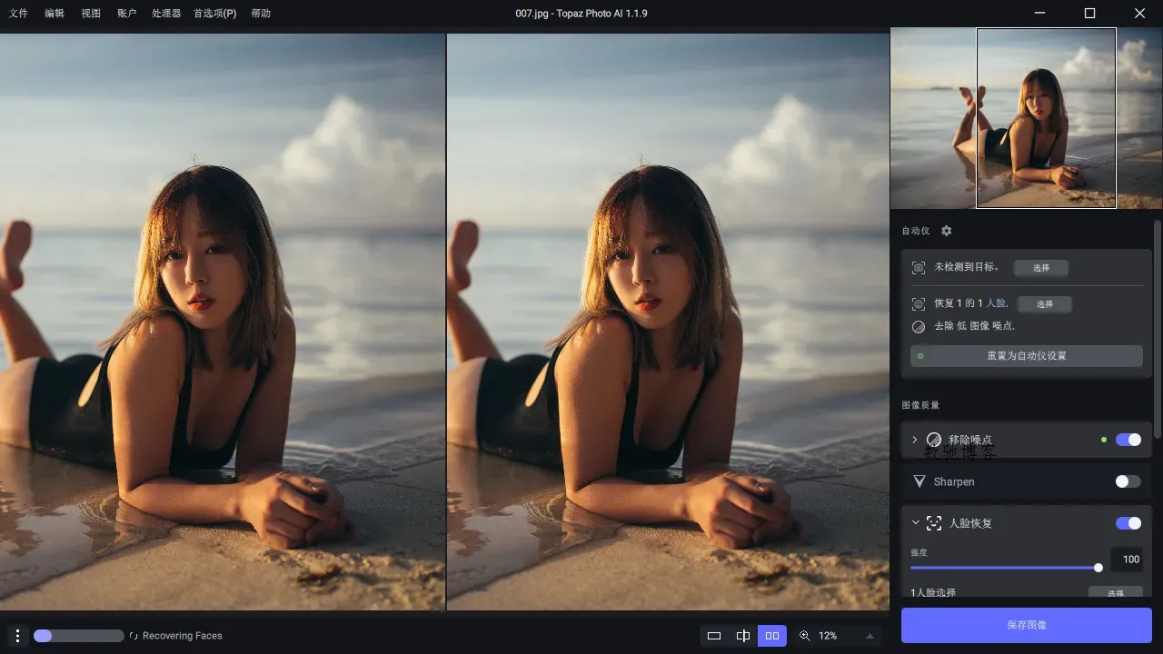 Topaz Photo AI v4.0.3便携版-数驰博客