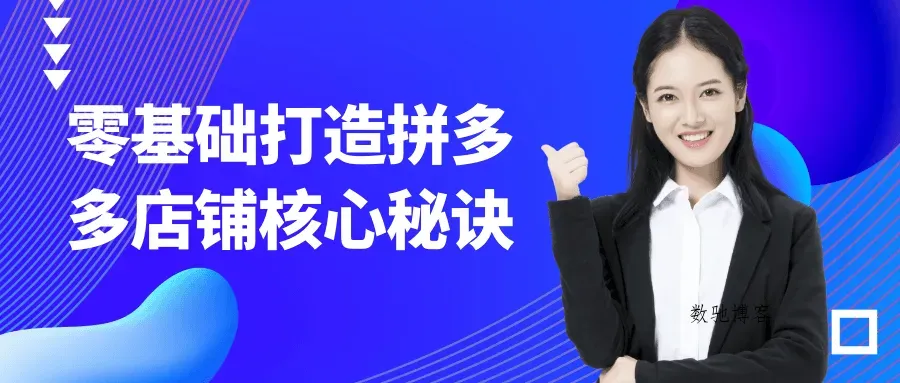 零基础打造拼多多店铺核心秘诀-数驰博客