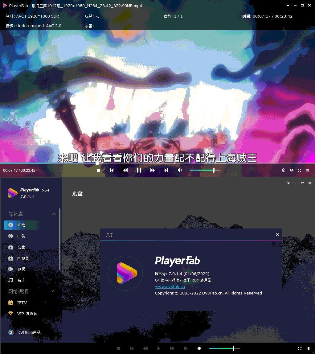DVDFab Player 7.0.5.4中文版-数驰博客